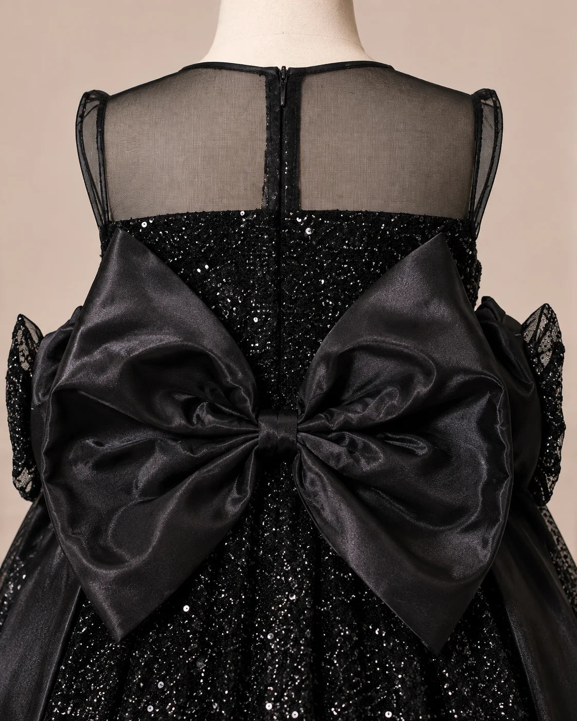 Midnight Noir Sequin Ball Gown